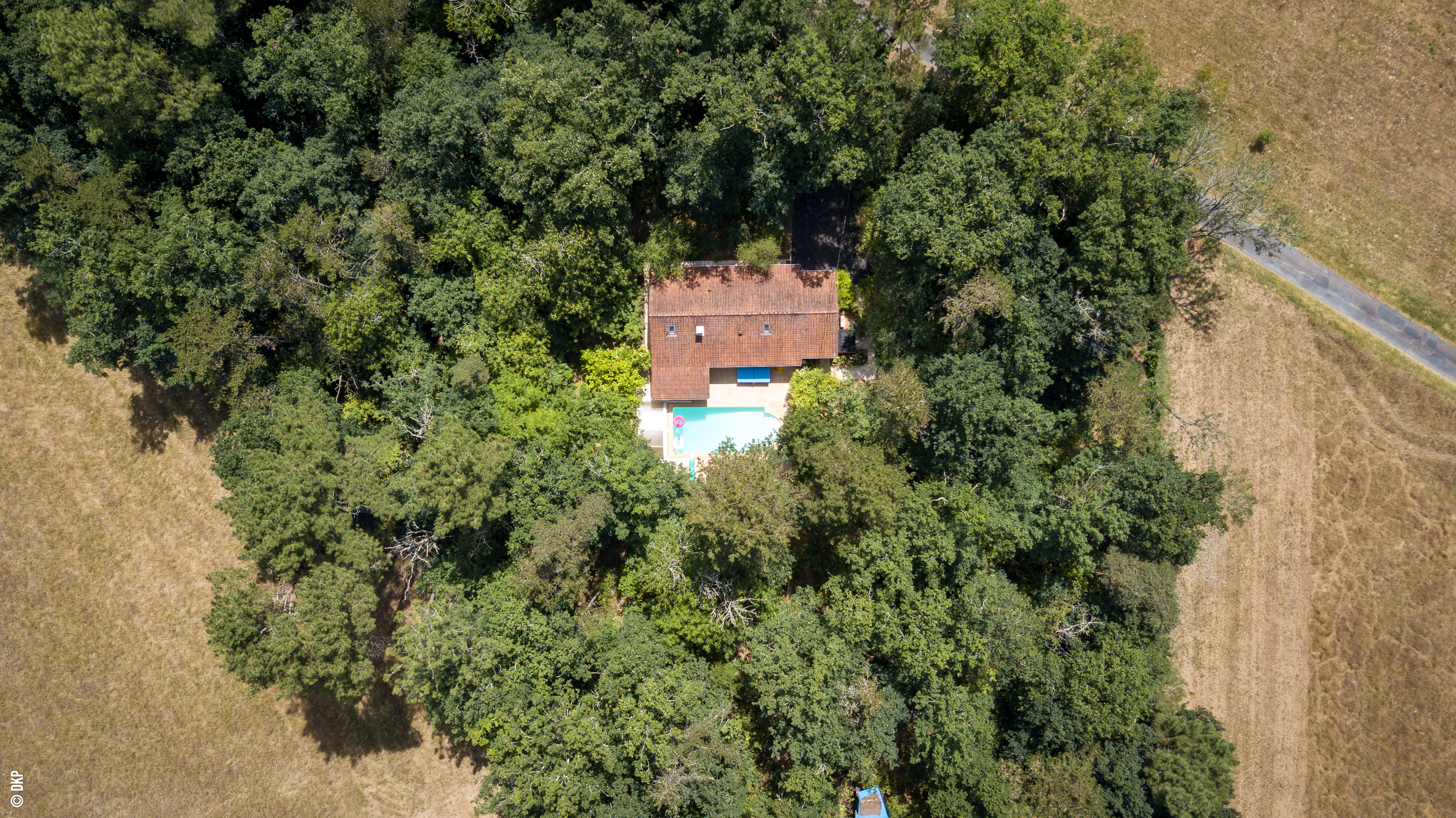 Luchtfoto van omliggende dorpen